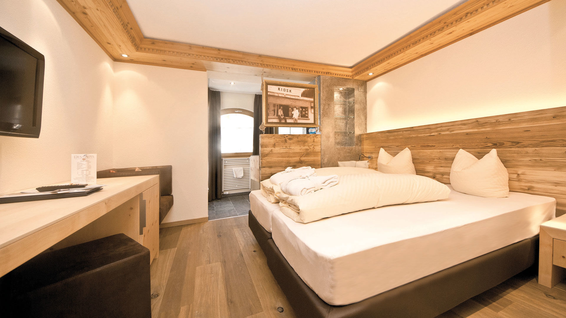  Junior Zimmer Hotel Des Alpes in Samnaun ©Des Alpes